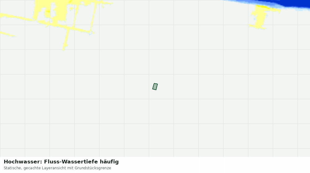 Statische Kartenansicht: Hochwasser: Fluss-Wassertiefe häufig
