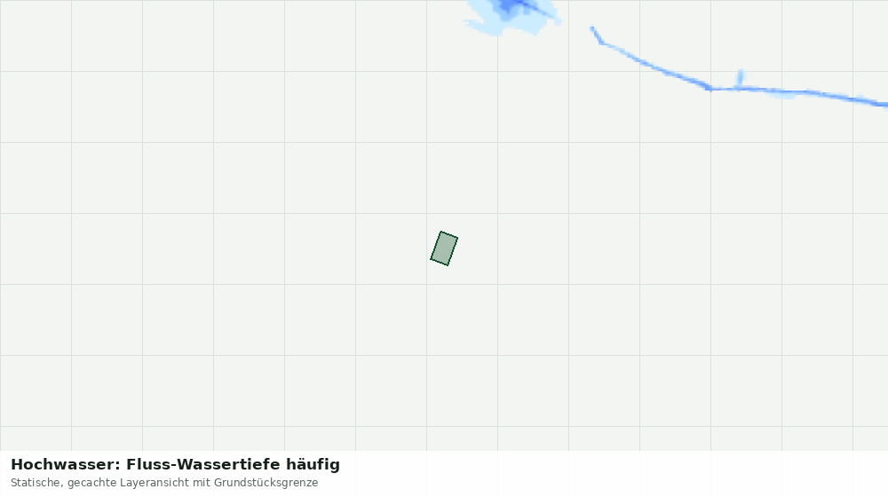 Statische Kartenansicht: Hochwasser: Fluss-Wassertiefe häufig