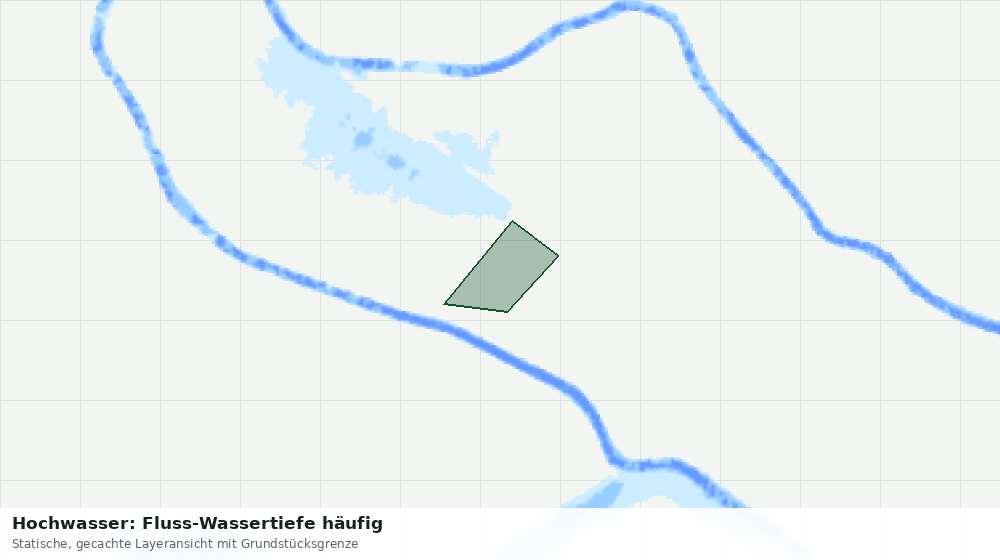 Statische Kartenansicht: Hochwasser: Fluss-Wassertiefe häufig