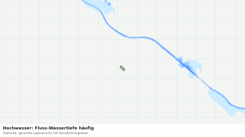 Statische Kartenansicht: Hochwasser: Fluss-Wassertiefe häufig