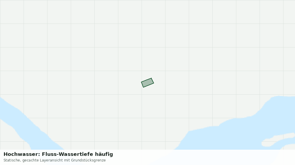 Statische Kartenansicht: Hochwasser: Fluss-Wassertiefe häufig