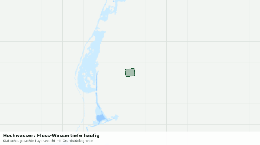 Statische Kartenansicht: Hochwasser: Fluss-Wassertiefe häufig