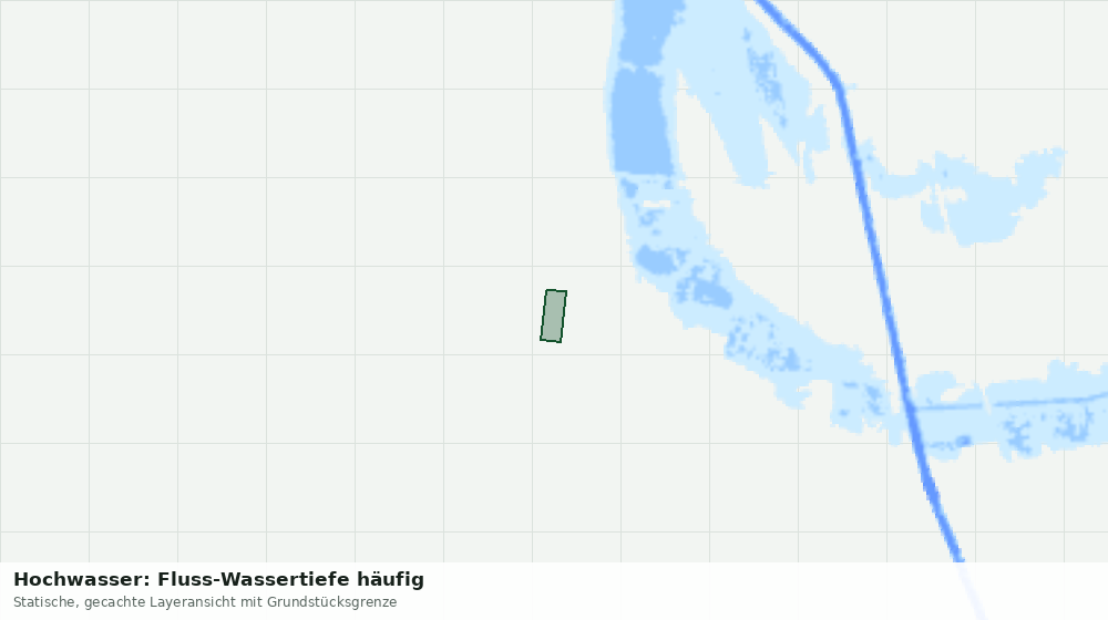 Statische Kartenansicht: Hochwasser: Fluss-Wassertiefe häufig