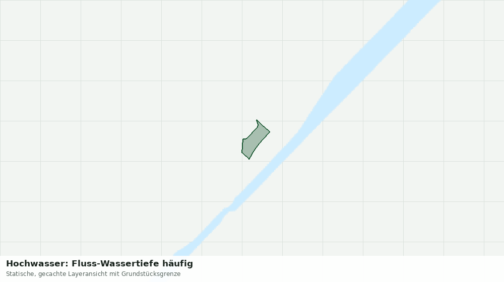 Statische Kartenansicht: Hochwasser: Fluss-Wassertiefe häufig