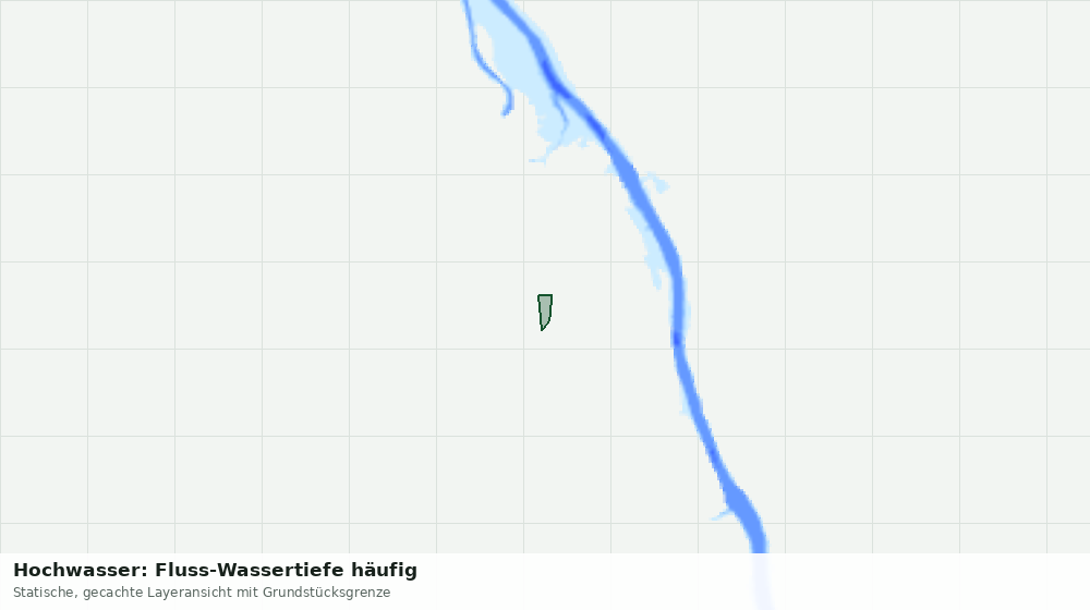 Statische Kartenansicht: Hochwasser: Fluss-Wassertiefe häufig