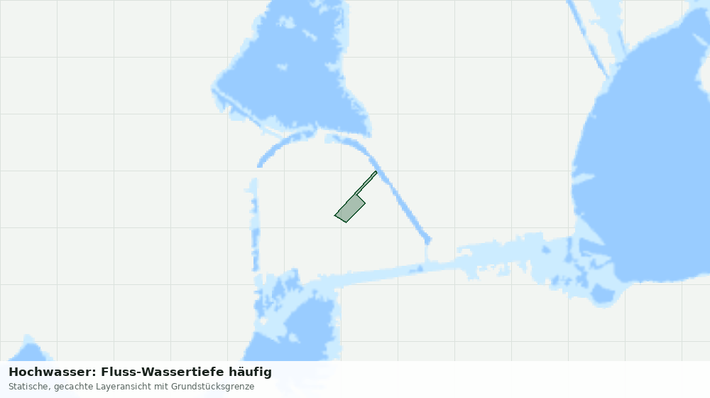 Statische Kartenansicht: Hochwasser: Fluss-Wassertiefe häufig