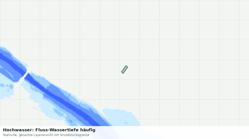 Statische Kartenansicht: Hochwasser: Fluss-Wassertiefe häufig