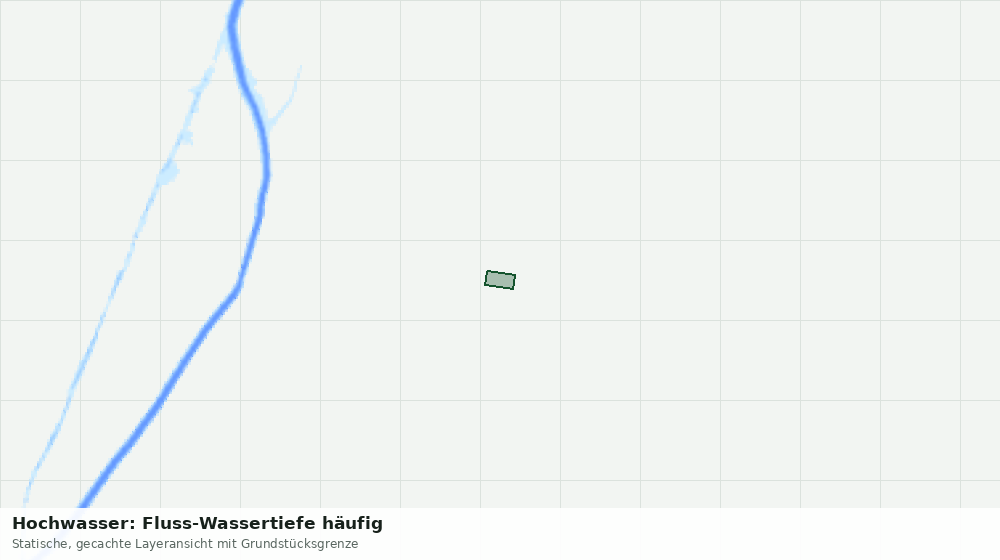 Statische Kartenansicht: Hochwasser: Fluss-Wassertiefe häufig