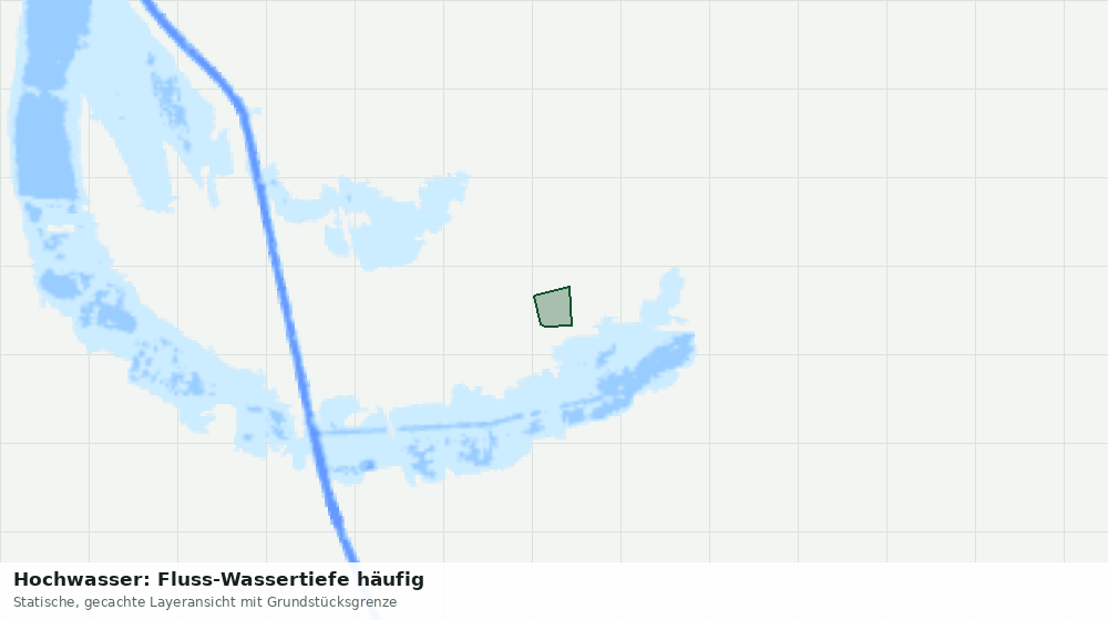 Statische Kartenansicht: Hochwasser: Fluss-Wassertiefe häufig