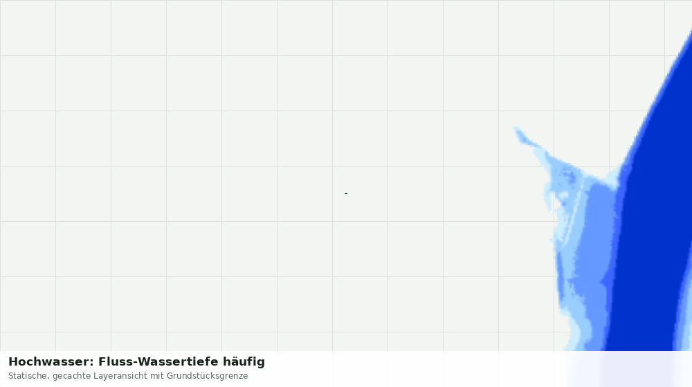 Statische Kartenansicht: Hochwasser: Fluss-Wassertiefe häufig