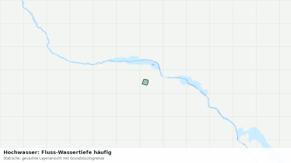 Statische Kartenansicht: Hochwasser: Fluss-Wassertiefe häufig