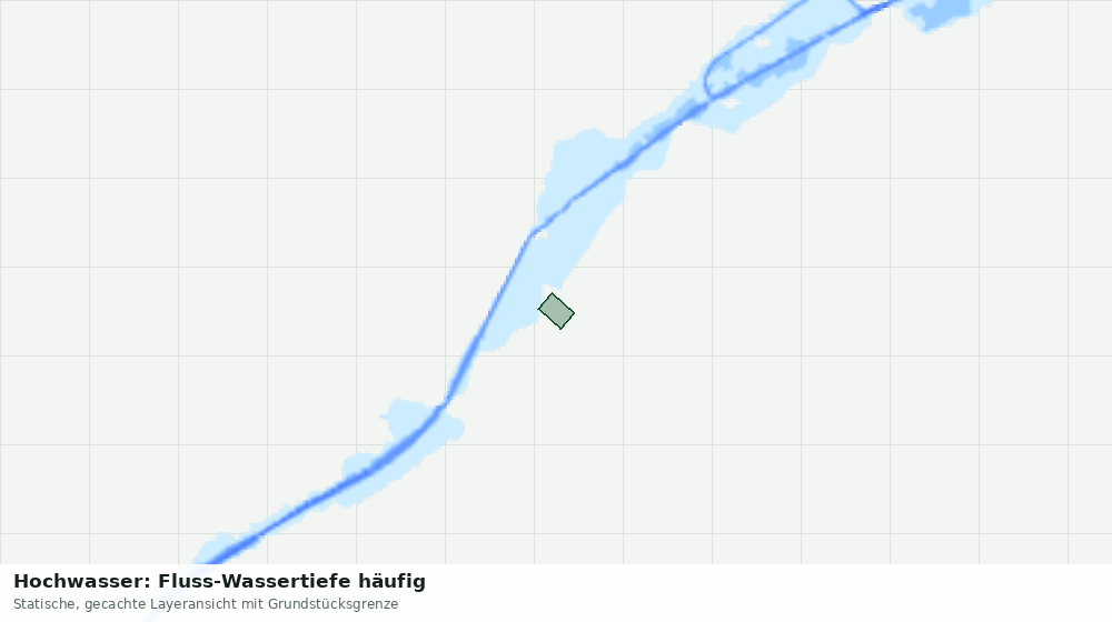 Statische Kartenansicht: Hochwasser: Fluss-Wassertiefe häufig