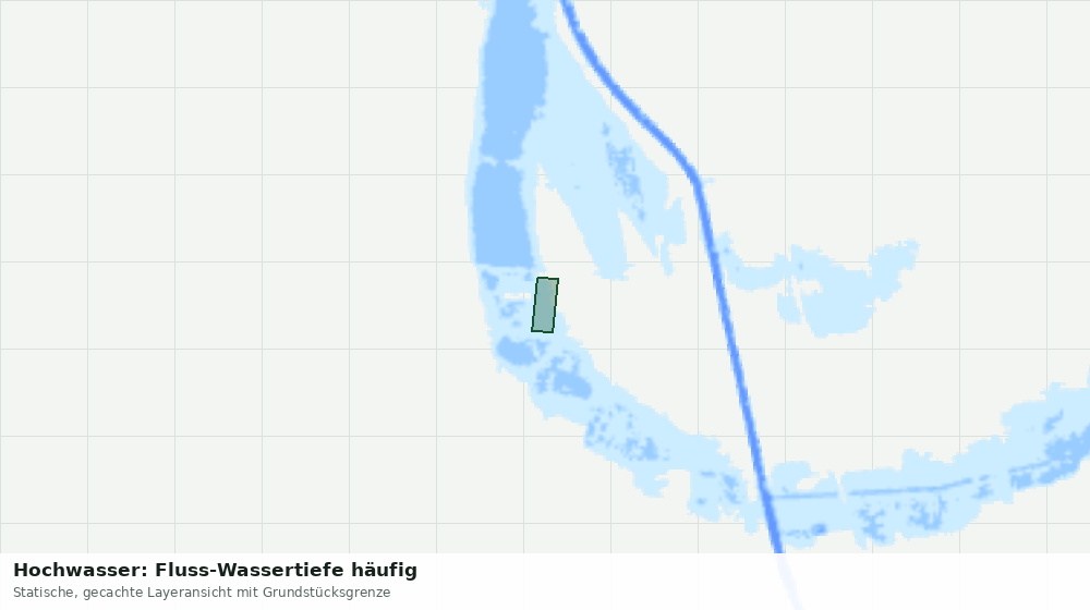 Statische Kartenansicht: Hochwasser: Fluss-Wassertiefe häufig
