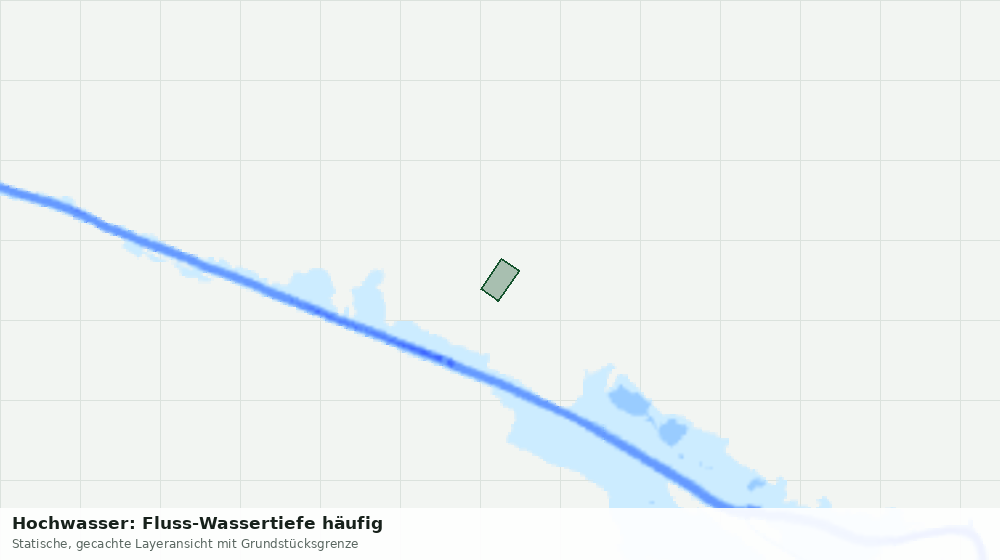 Statische Kartenansicht: Hochwasser: Fluss-Wassertiefe häufig