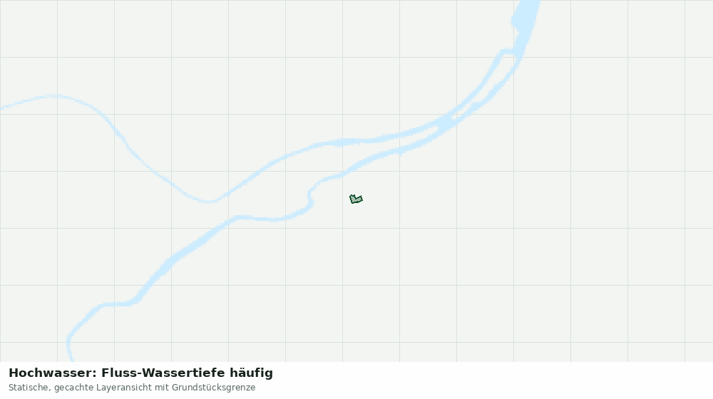 Statische Kartenansicht: Hochwasser: Fluss-Wassertiefe häufig