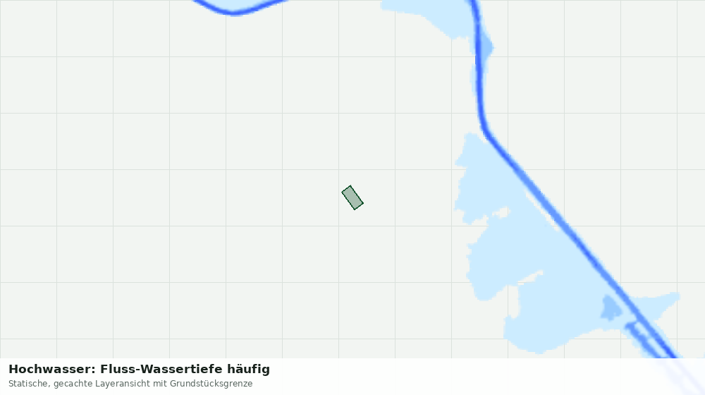 Statische Kartenansicht: Hochwasser: Fluss-Wassertiefe häufig