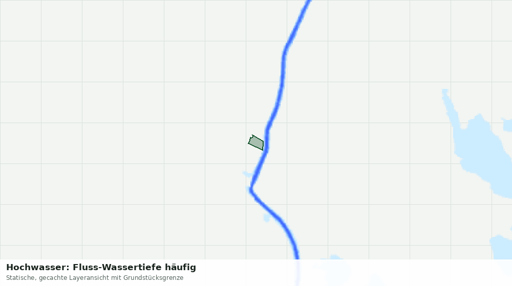 Statische Kartenansicht: Hochwasser: Fluss-Wassertiefe häufig