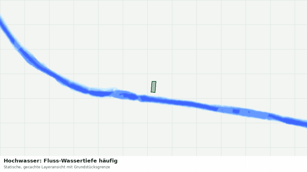 Statische Kartenansicht: Hochwasser: Fluss-Wassertiefe häufig