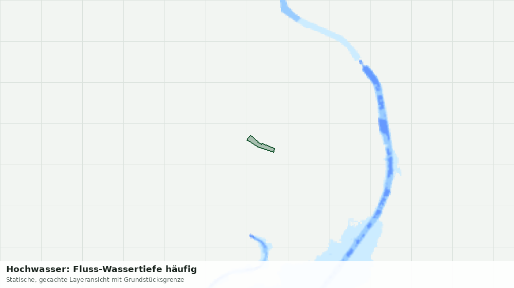 Statische Kartenansicht: Hochwasser: Fluss-Wassertiefe häufig