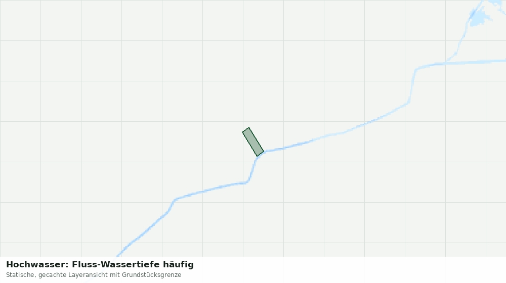 Statische Kartenansicht: Hochwasser: Fluss-Wassertiefe häufig