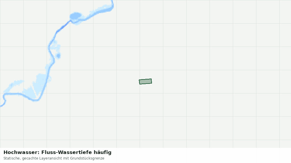 Statische Kartenansicht: Hochwasser: Fluss-Wassertiefe häufig