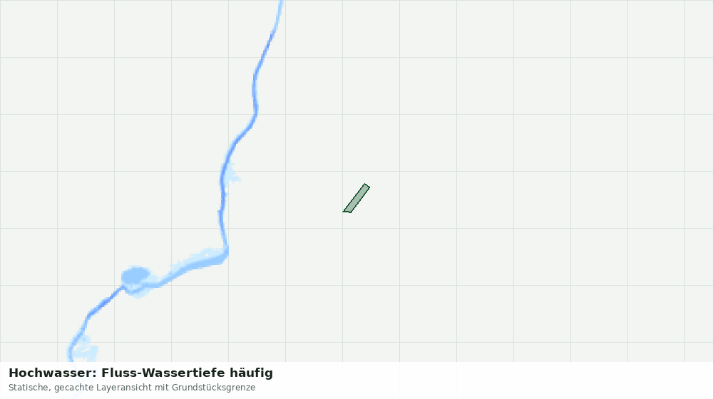 Statische Kartenansicht: Hochwasser: Fluss-Wassertiefe häufig