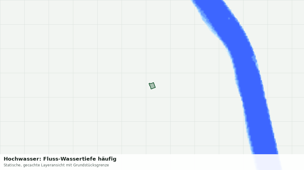 Statische Kartenansicht: Hochwasser: Fluss-Wassertiefe häufig