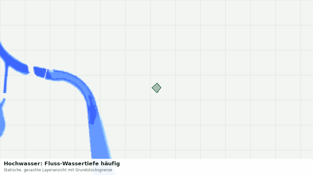 Statische Kartenansicht: Hochwasser: Fluss-Wassertiefe häufig