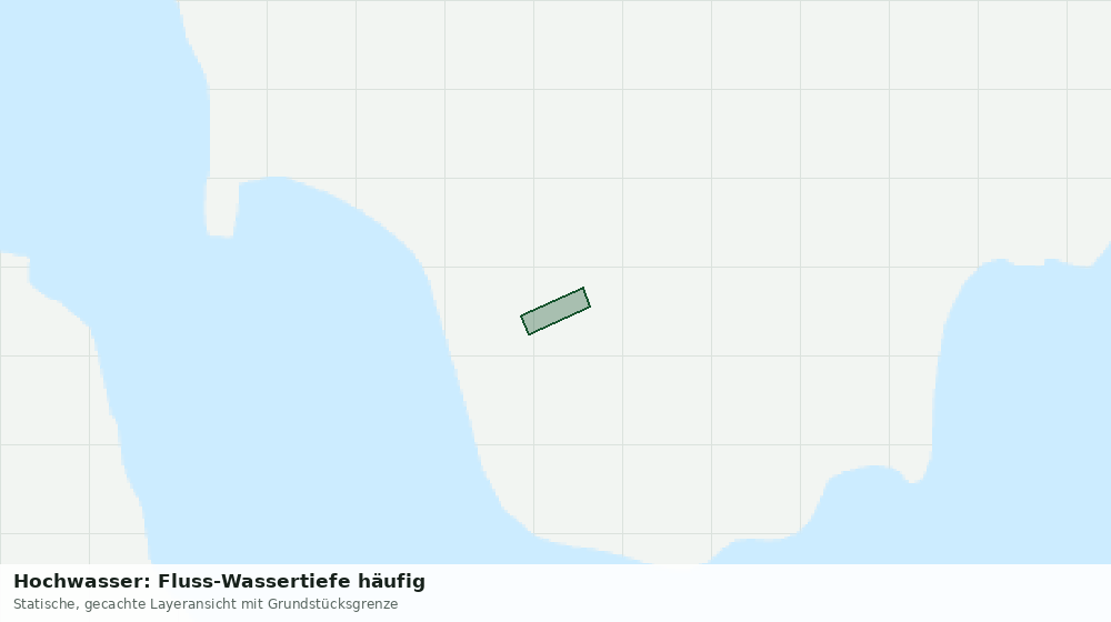 Statische Kartenansicht: Hochwasser: Fluss-Wassertiefe häufig