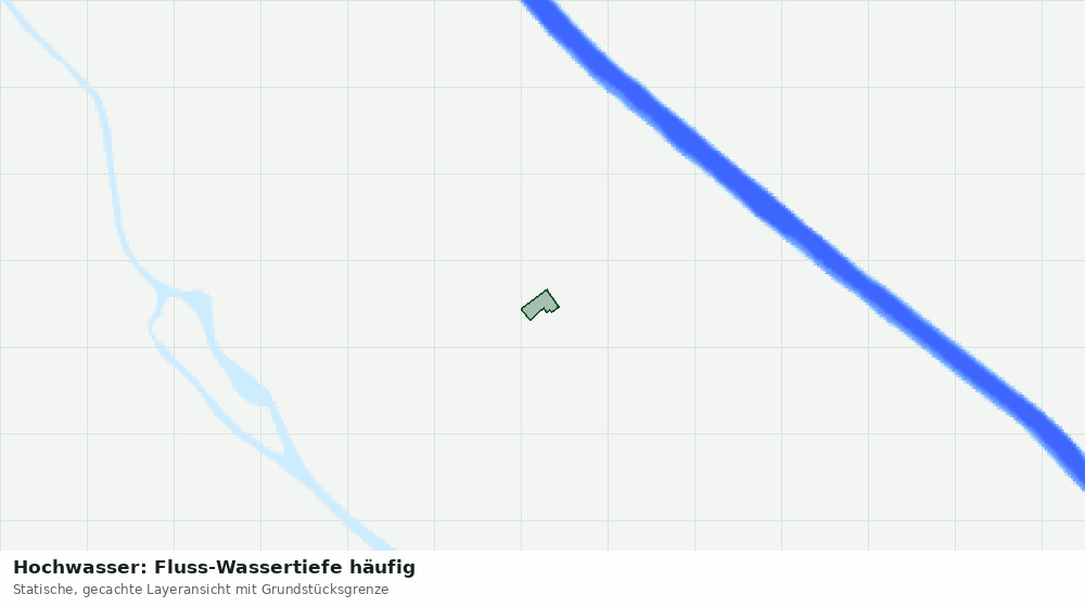 Statische Kartenansicht: Hochwasser: Fluss-Wassertiefe häufig