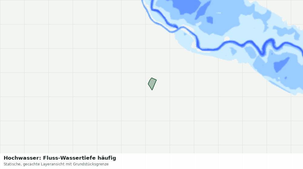 Statische Kartenansicht: Hochwasser: Fluss-Wassertiefe häufig