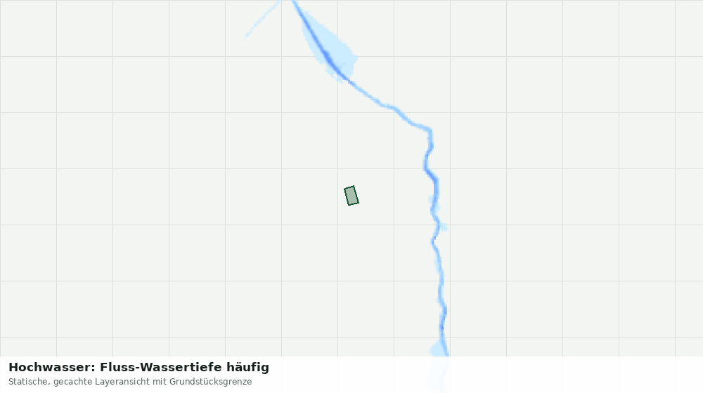 Statische Kartenansicht: Hochwasser: Fluss-Wassertiefe häufig