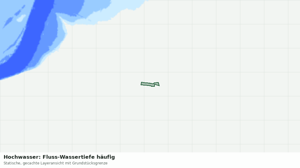 Statische Kartenansicht: Hochwasser: Fluss-Wassertiefe häufig