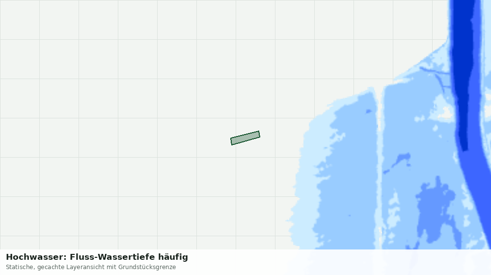 Statische Kartenansicht: Hochwasser: Fluss-Wassertiefe häufig