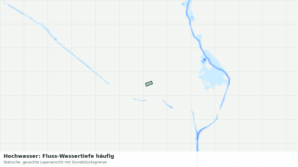 Statische Kartenansicht: Hochwasser: Fluss-Wassertiefe häufig