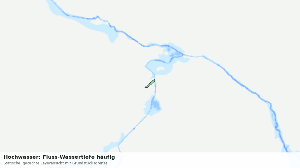 Statische Kartenansicht: Hochwasser: Fluss-Wassertiefe häufig