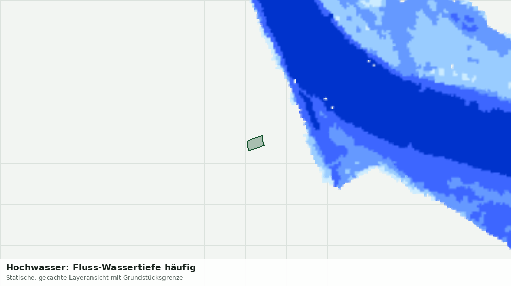 Statische Kartenansicht: Hochwasser: Fluss-Wassertiefe häufig