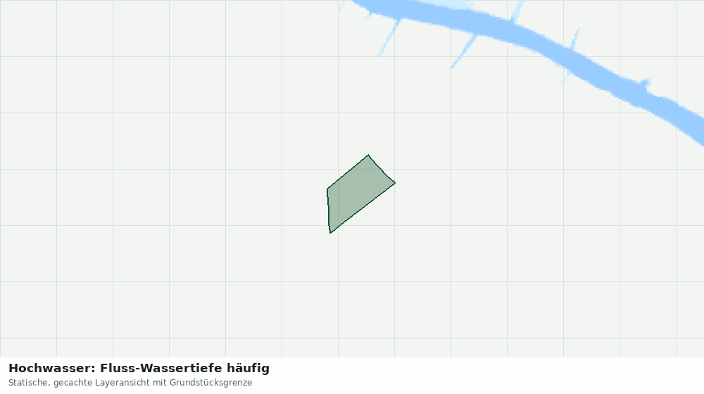 Statische Kartenansicht: Hochwasser: Fluss-Wassertiefe häufig