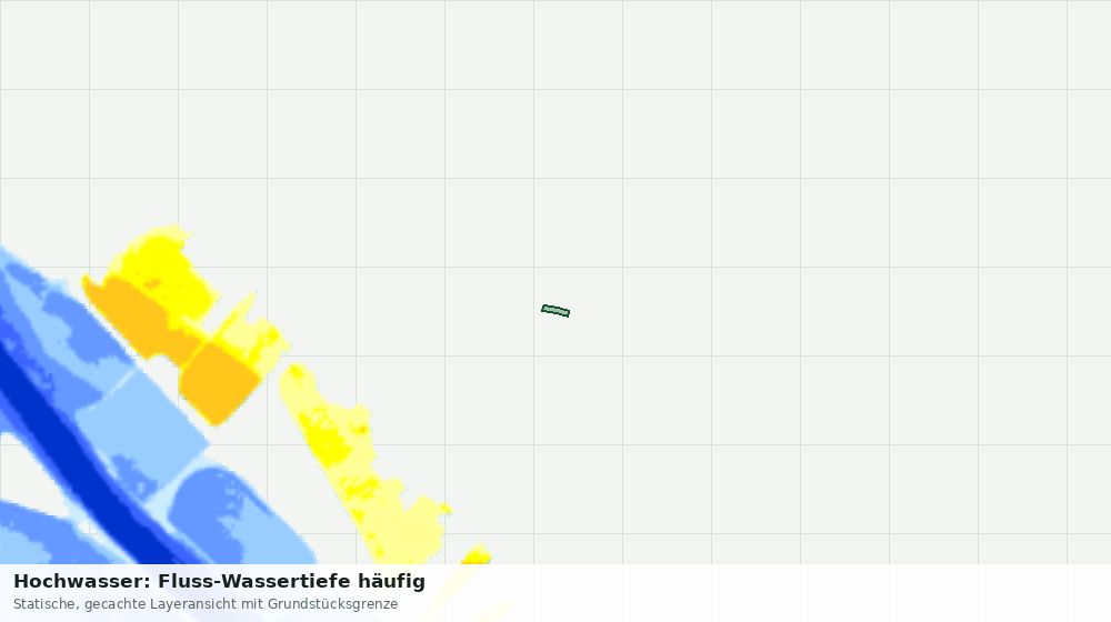 Statische Kartenansicht: Hochwasser: Fluss-Wassertiefe häufig