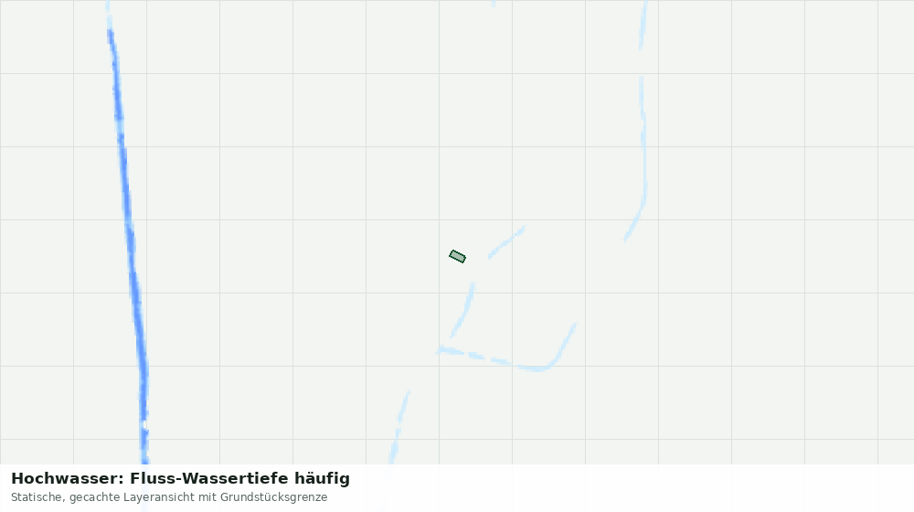 Statische Kartenansicht: Hochwasser: Fluss-Wassertiefe häufig