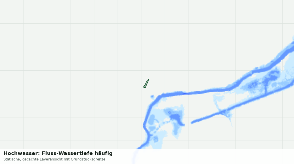 Statische Kartenansicht: Hochwasser: Fluss-Wassertiefe häufig