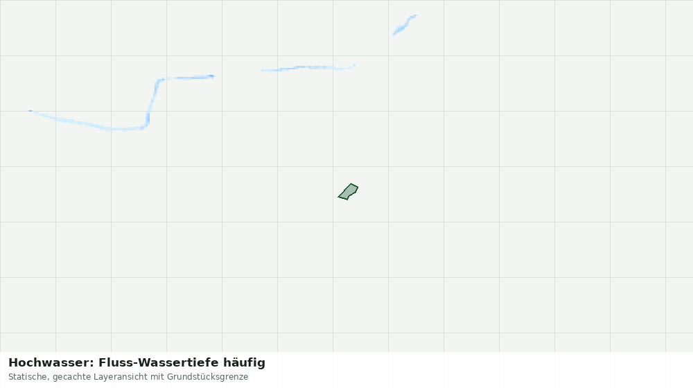 Statische Kartenansicht: Hochwasser: Fluss-Wassertiefe häufig
