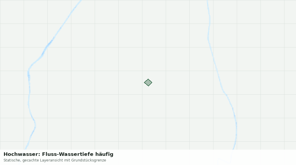 Statische Kartenansicht: Hochwasser: Fluss-Wassertiefe häufig
