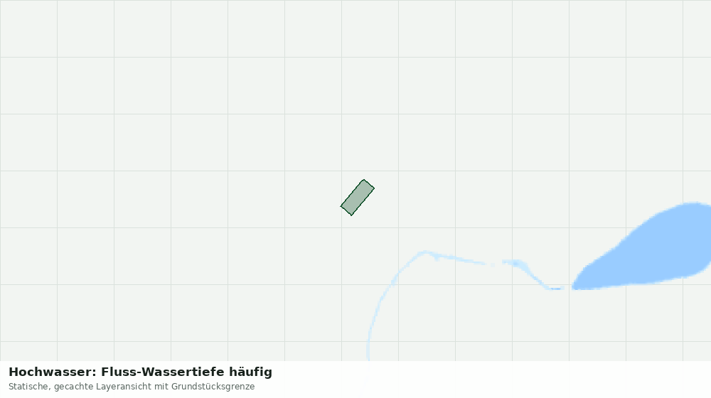 Statische Kartenansicht: Hochwasser: Fluss-Wassertiefe häufig