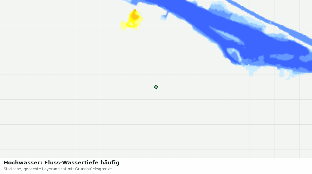 Statische Kartenansicht: Hochwasser: Fluss-Wassertiefe häufig