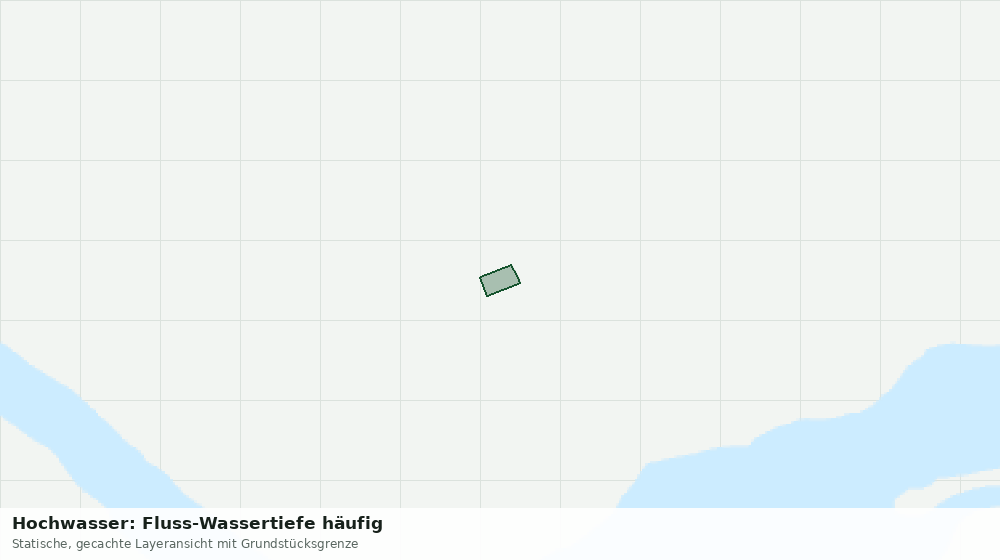 Statische Kartenansicht: Hochwasser: Fluss-Wassertiefe häufig