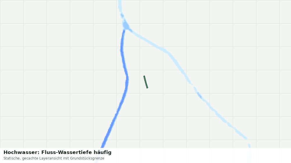 Statische Kartenansicht: Hochwasser: Fluss-Wassertiefe häufig
