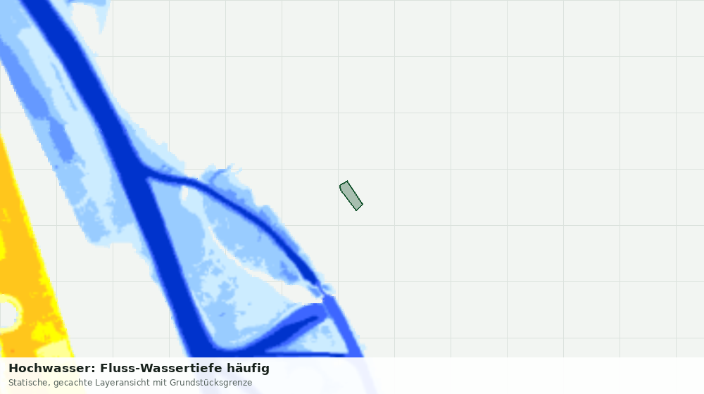 Statische Kartenansicht: Hochwasser: Fluss-Wassertiefe häufig