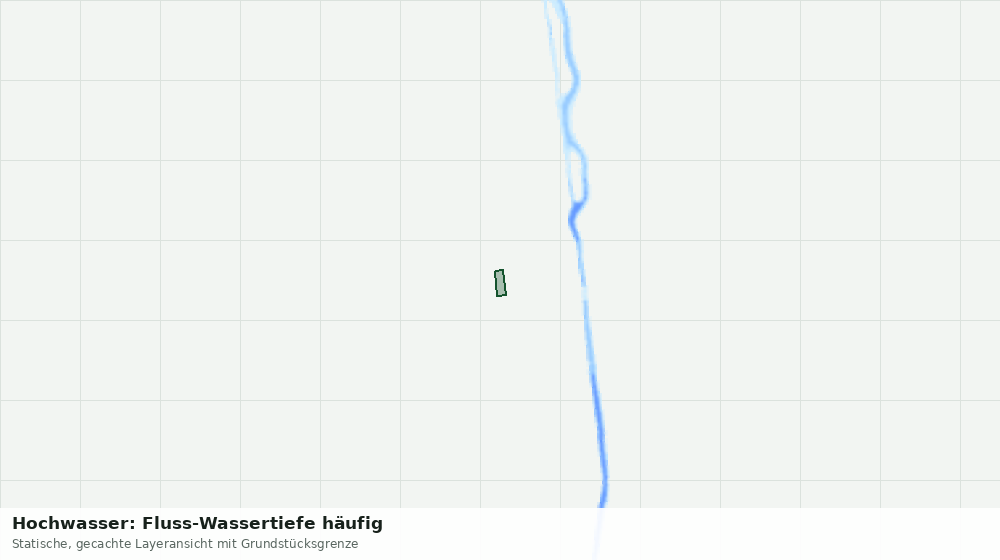 Statische Kartenansicht: Hochwasser: Fluss-Wassertiefe häufig