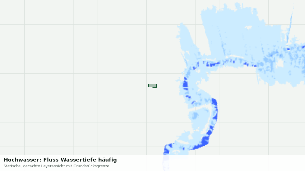 Statische Kartenansicht: Hochwasser: Fluss-Wassertiefe häufig